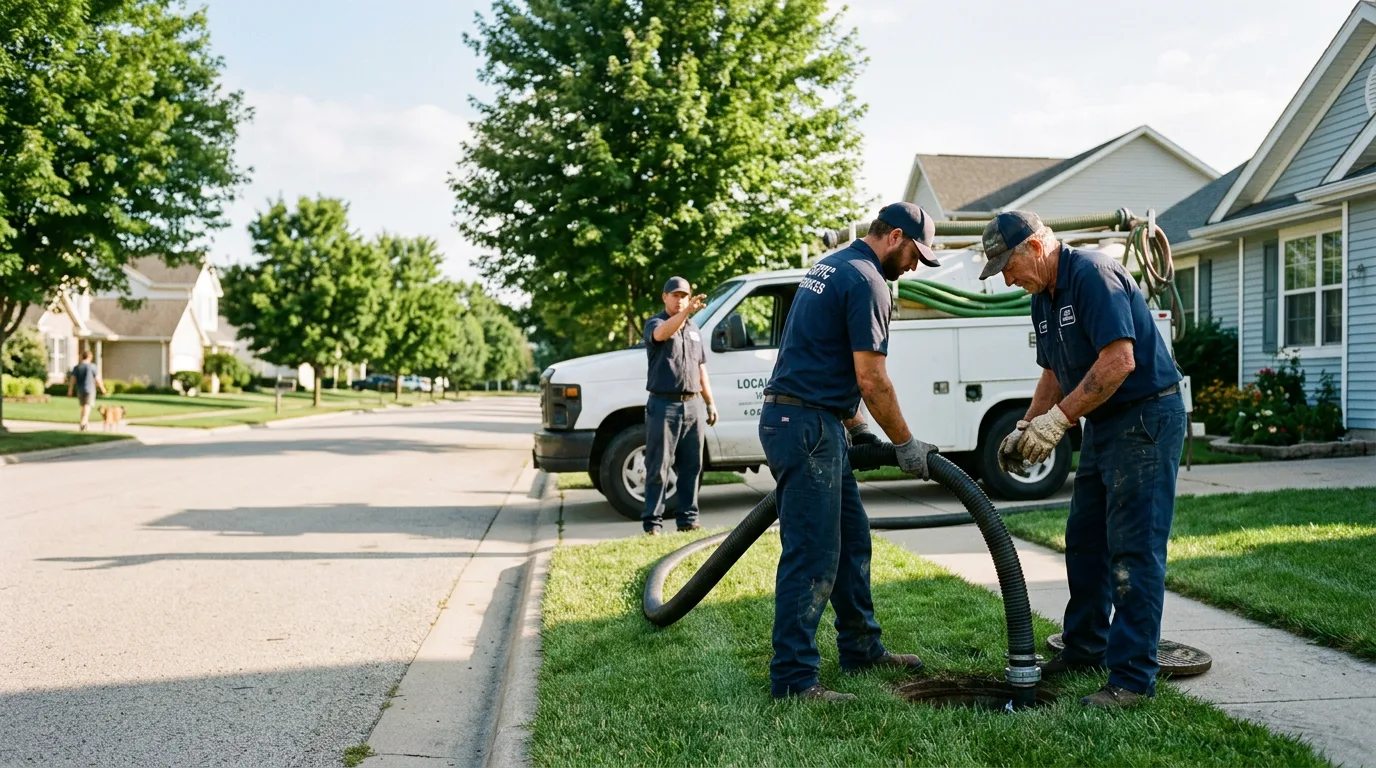 Septic Tank Cleaning in Flower Mound, TX